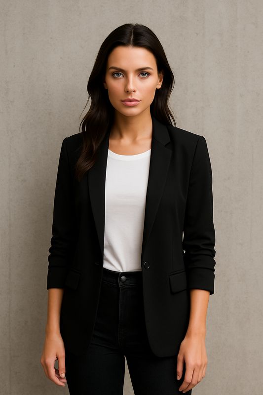 Zwarte blazer Malea
