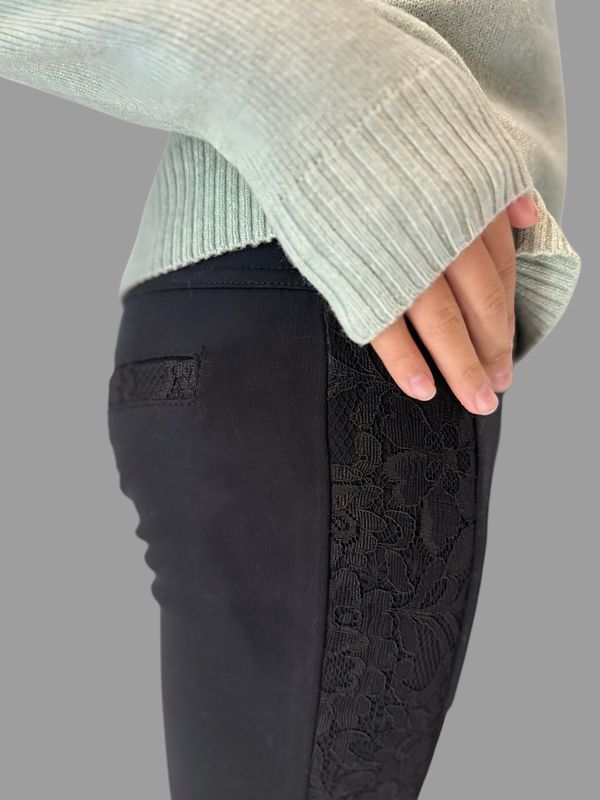 Legging met kantdetail Gina