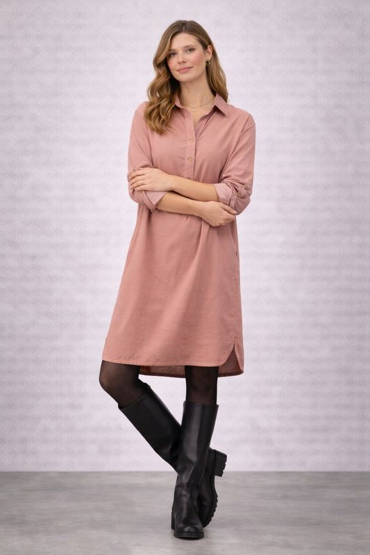 Beige/camel jurk Mona