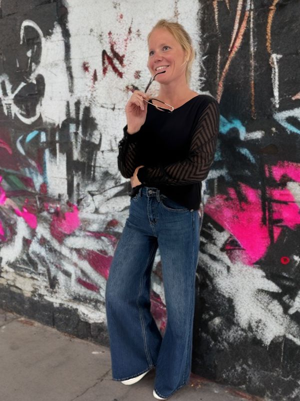 Extra wijde jeans Talitha