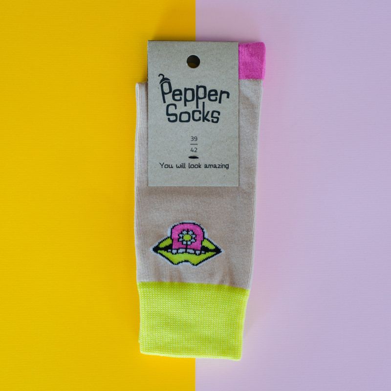 Tong out Pepper Socks