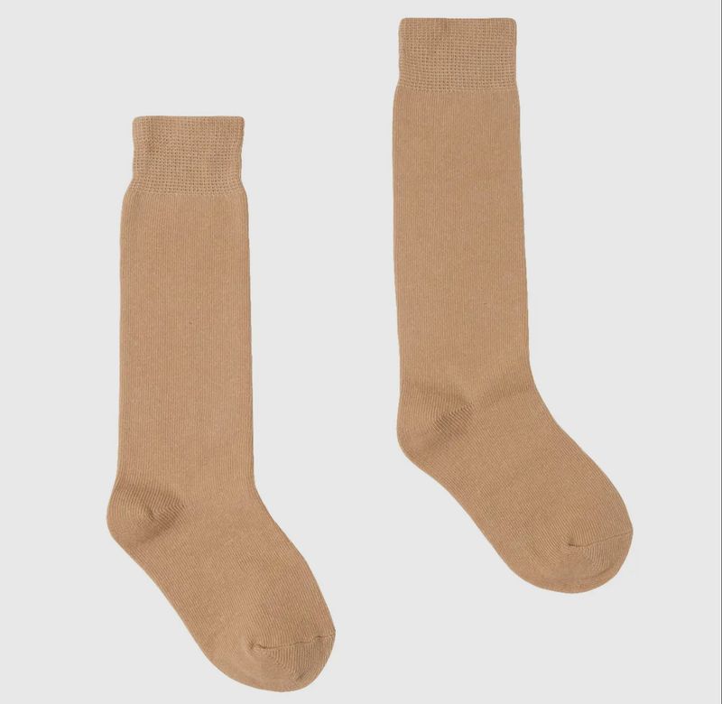 Beige sokken