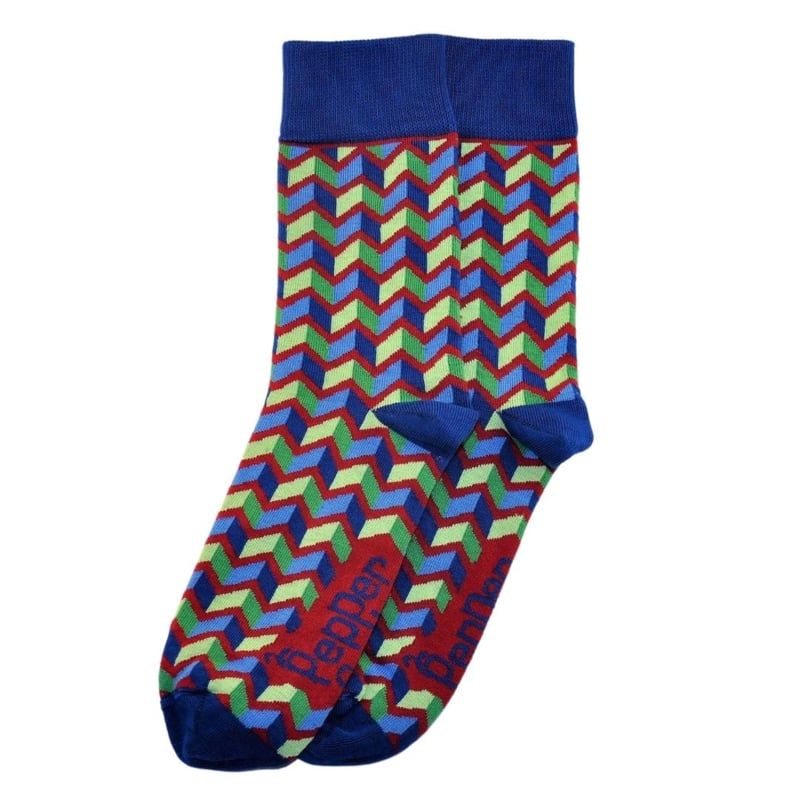 Zigzag Pepper Socks