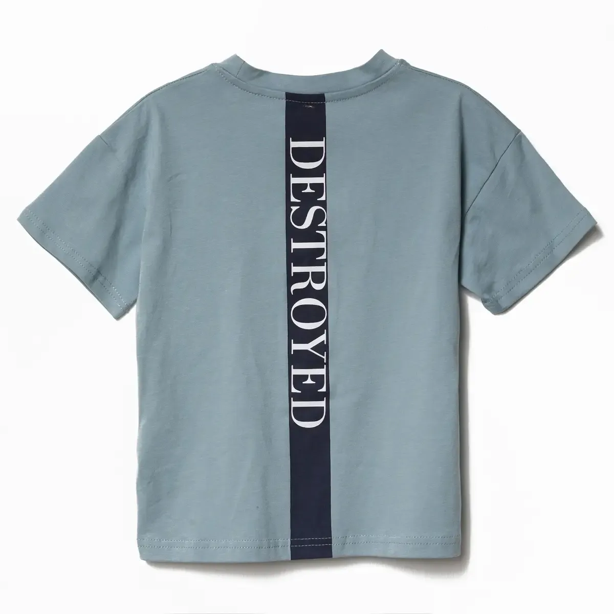 Azuurblauw T-shirt FREEDOM