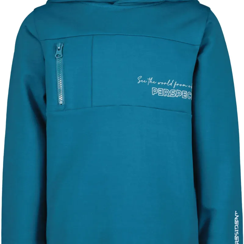 Perspective Hoodie – Petrol Blauw