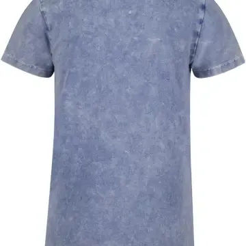 Afgewassen Blauw T-shirt – Rebel met Stijl