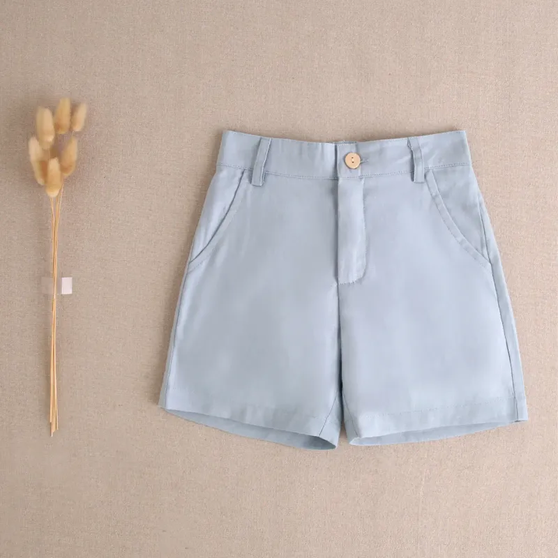 Blauwe short, feestcollectie