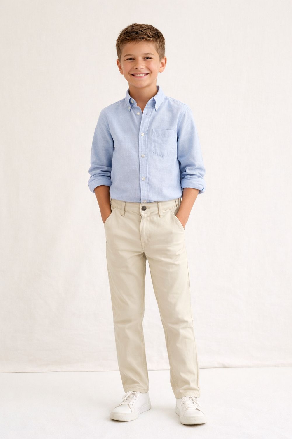 Beige broek, feestcollectie