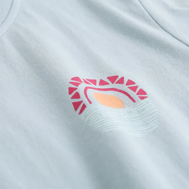 Blauwe T-shirt, feestcollectie