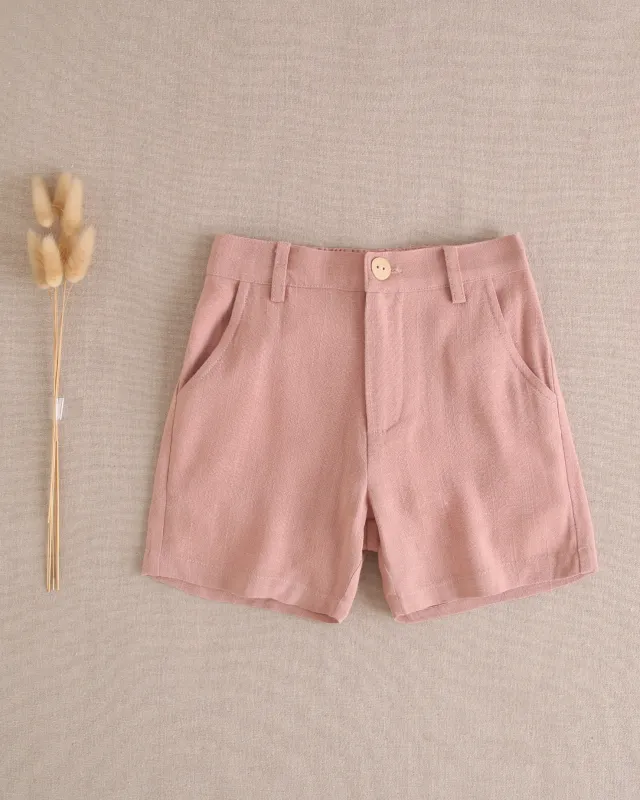Oud roze chino, feestcollectie