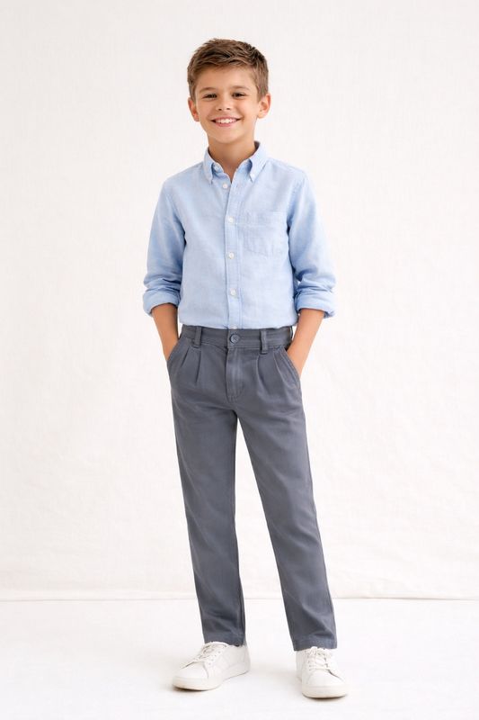 Grijze chino, feestcollectie