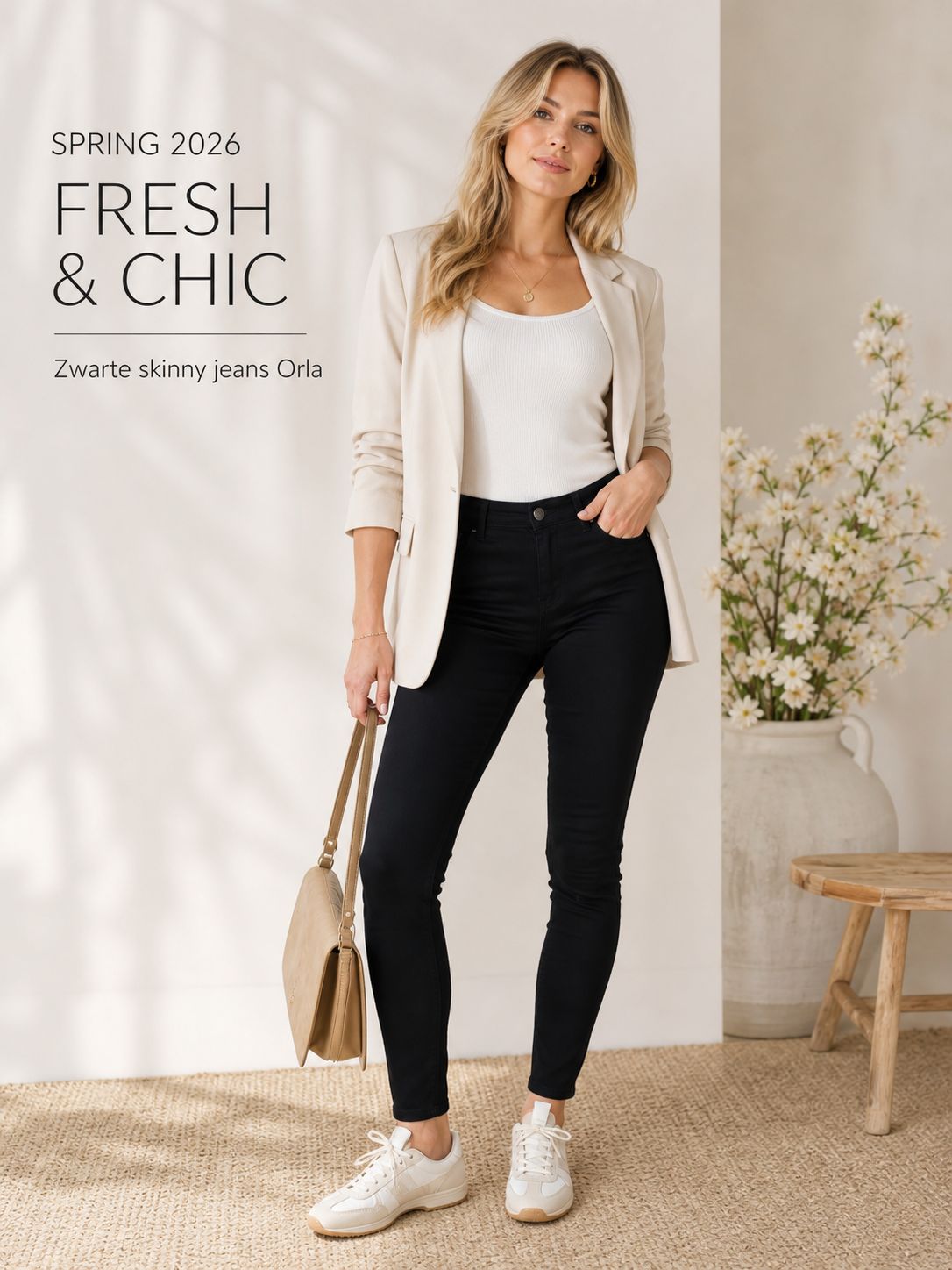 Zwarte skinny jeans Orrla