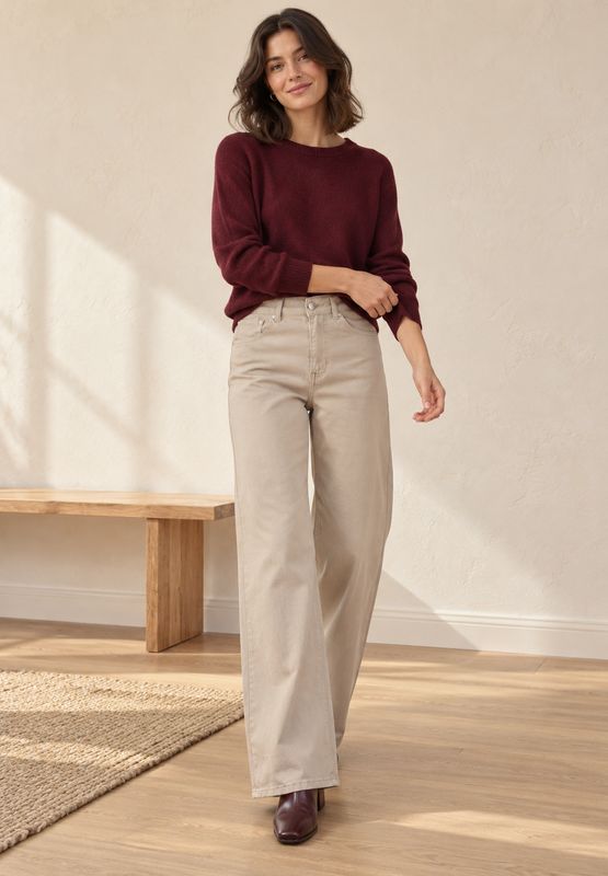 Beige jeans Kaddy cream