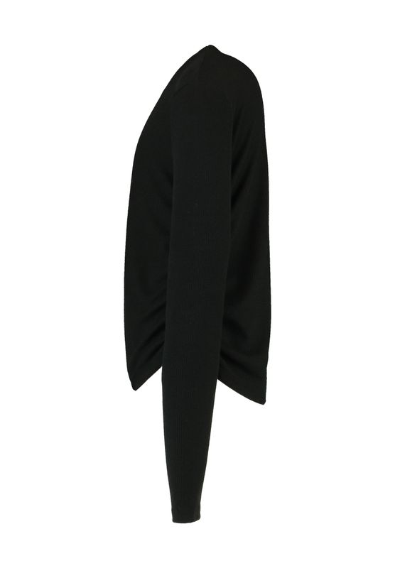Zwarte shirt met strik Gisa