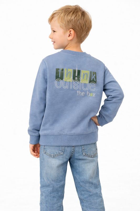 Blauwe sweater