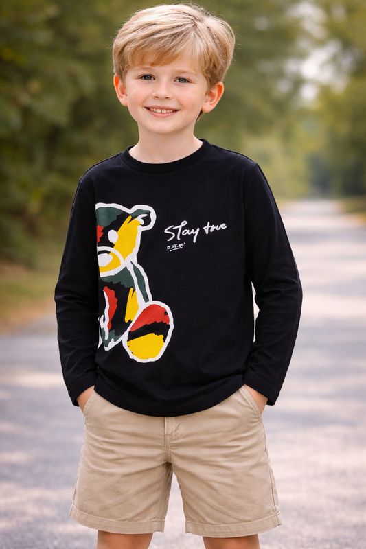 Zwarte shirt Beer boy