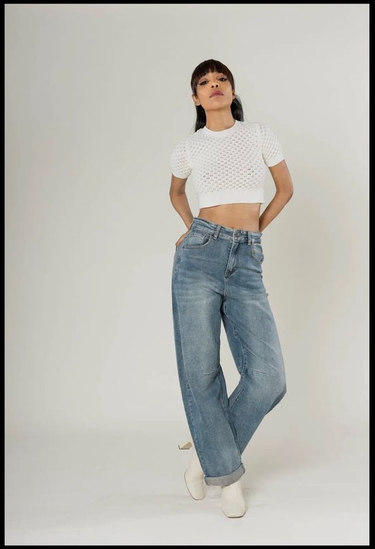 Nina Carter Vintage barrel Jeans