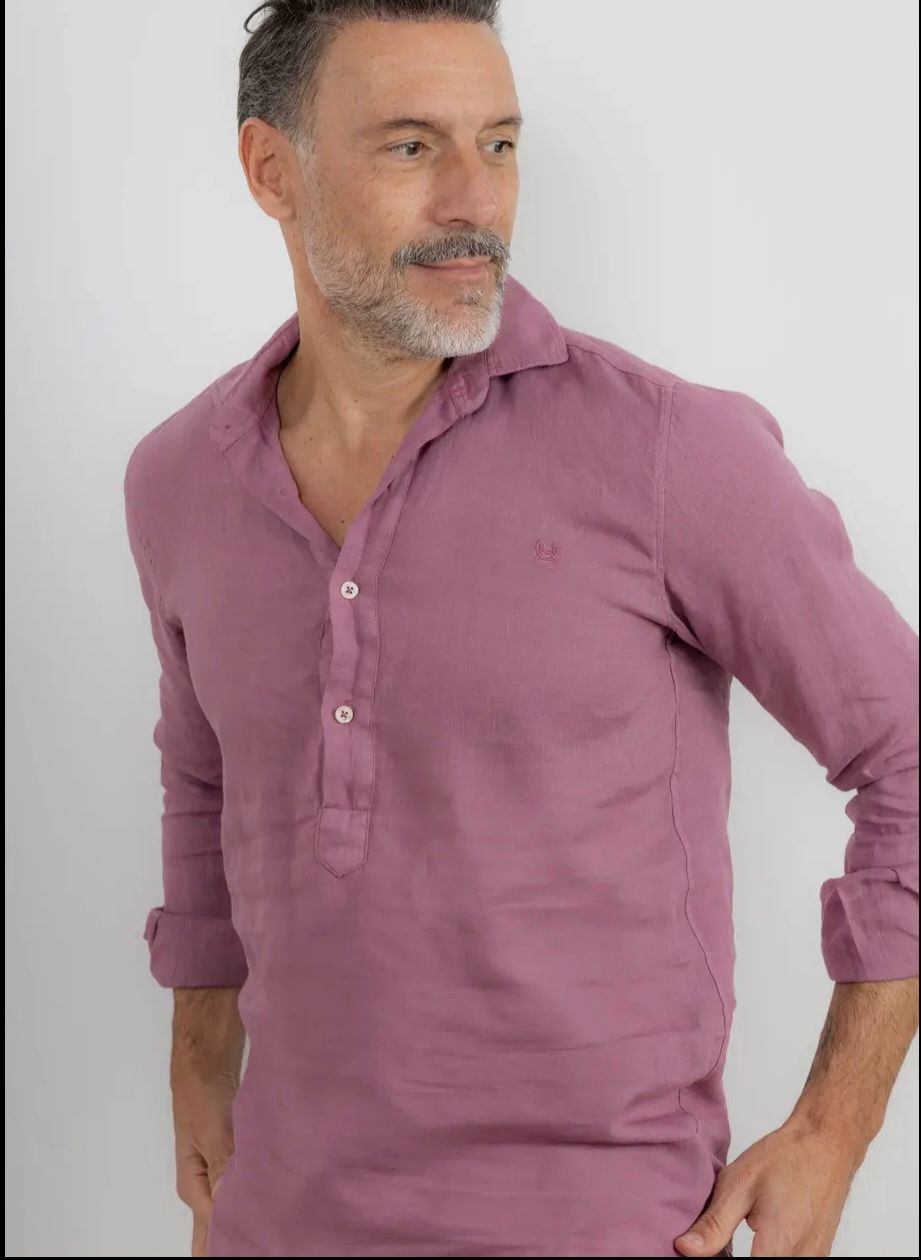 Aubergine hemd