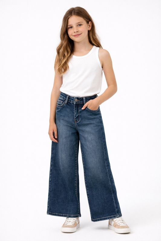 Wide jeans RED heart