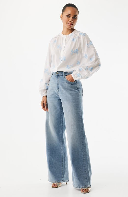 MEXX Flower Embroidery Blouse