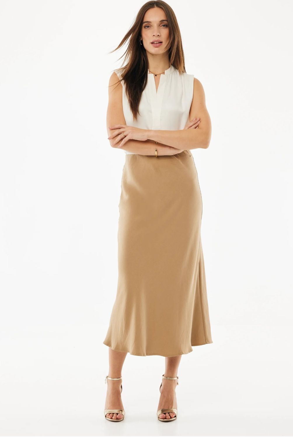 MEXX Dull Satin MIDI Skirt