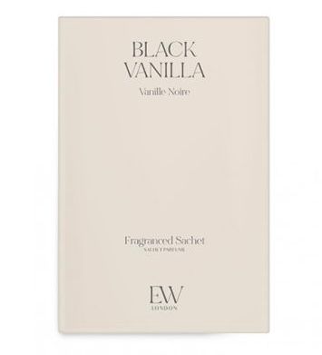 Black Vanilla fragranced sachet
