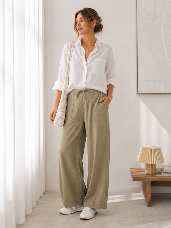 MEXX green wide leg