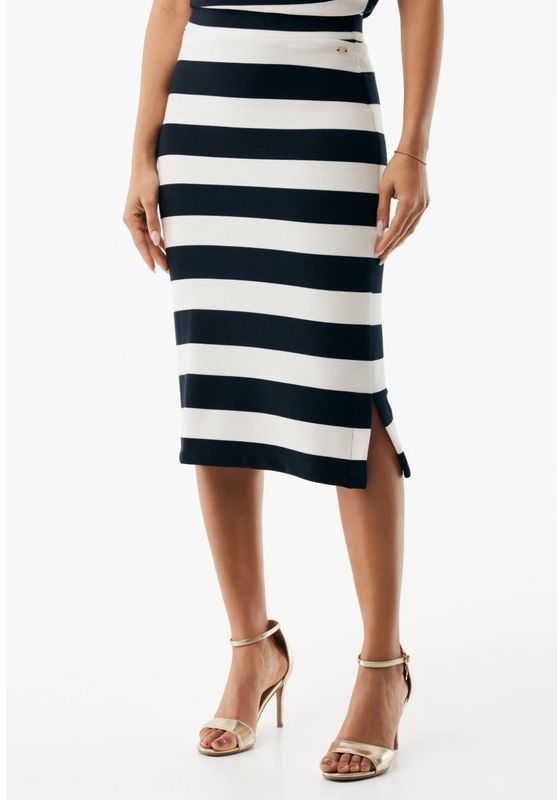MEXX striped pencilskirt navy