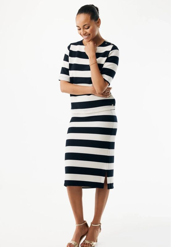 MEXX striped pencilskirt navy