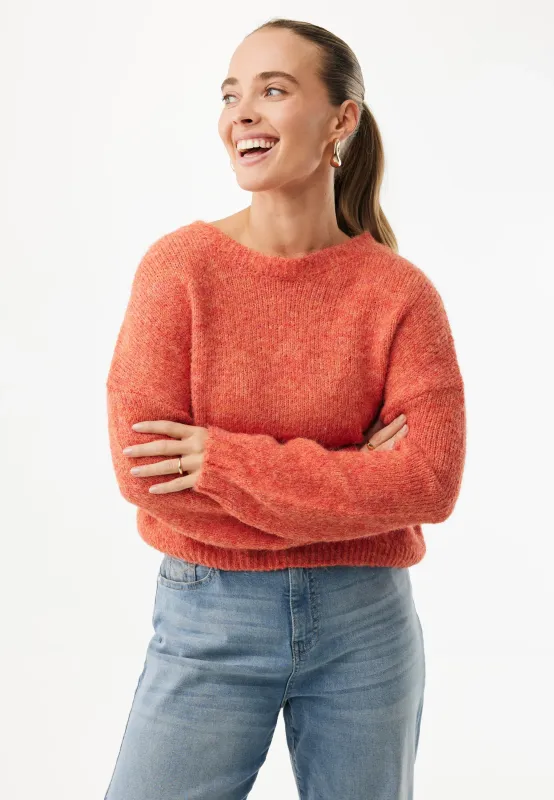 MEXX ASPEN TRUI – ZACHT ORANJE