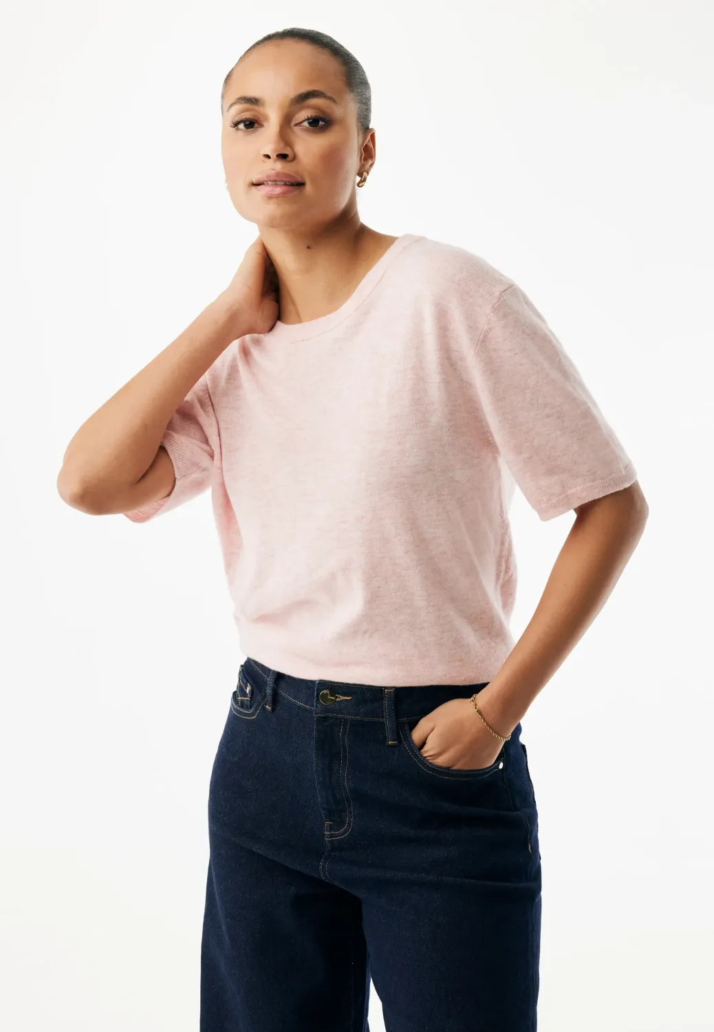 MEXX camelia lichtroze top