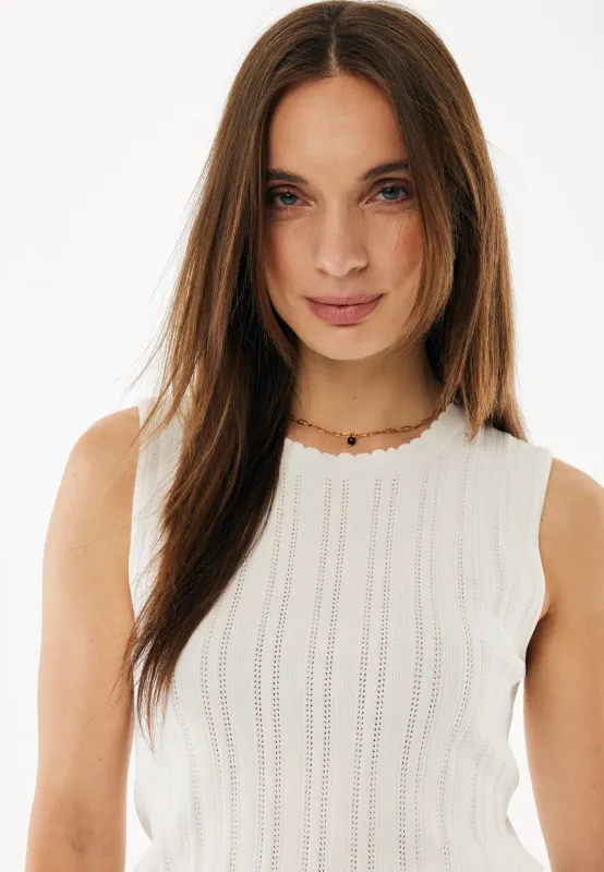 MEXX lily ajour top off white