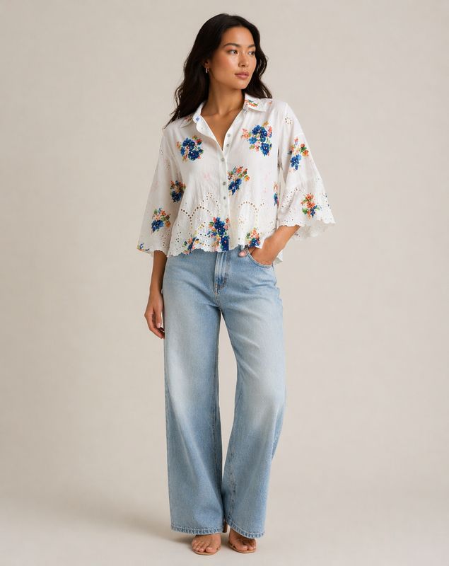 Terra Boxy Fit blouse