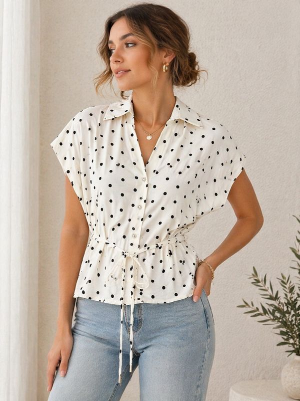 Terra polkadot blouse