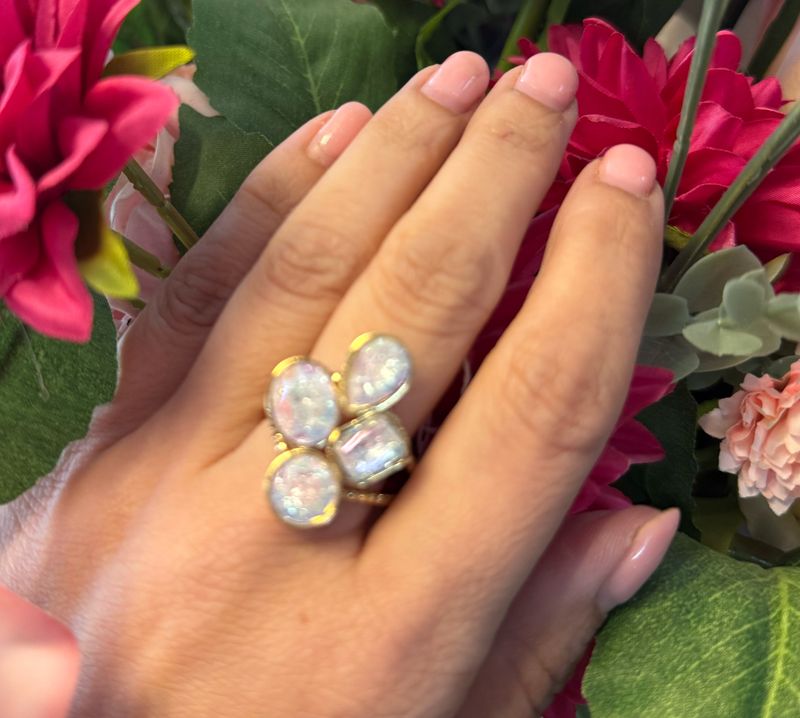 Aurora Opal Ring