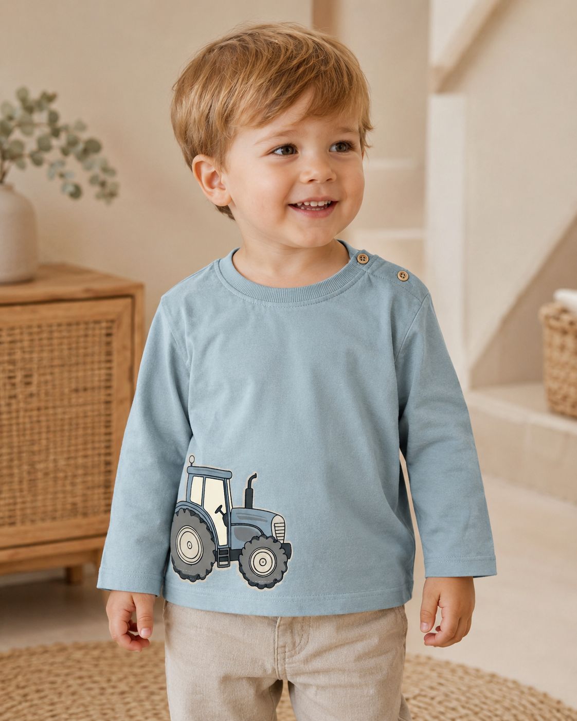 Blue7 shirt Tractor