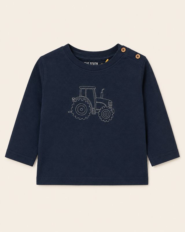 Blue7 navy tractor