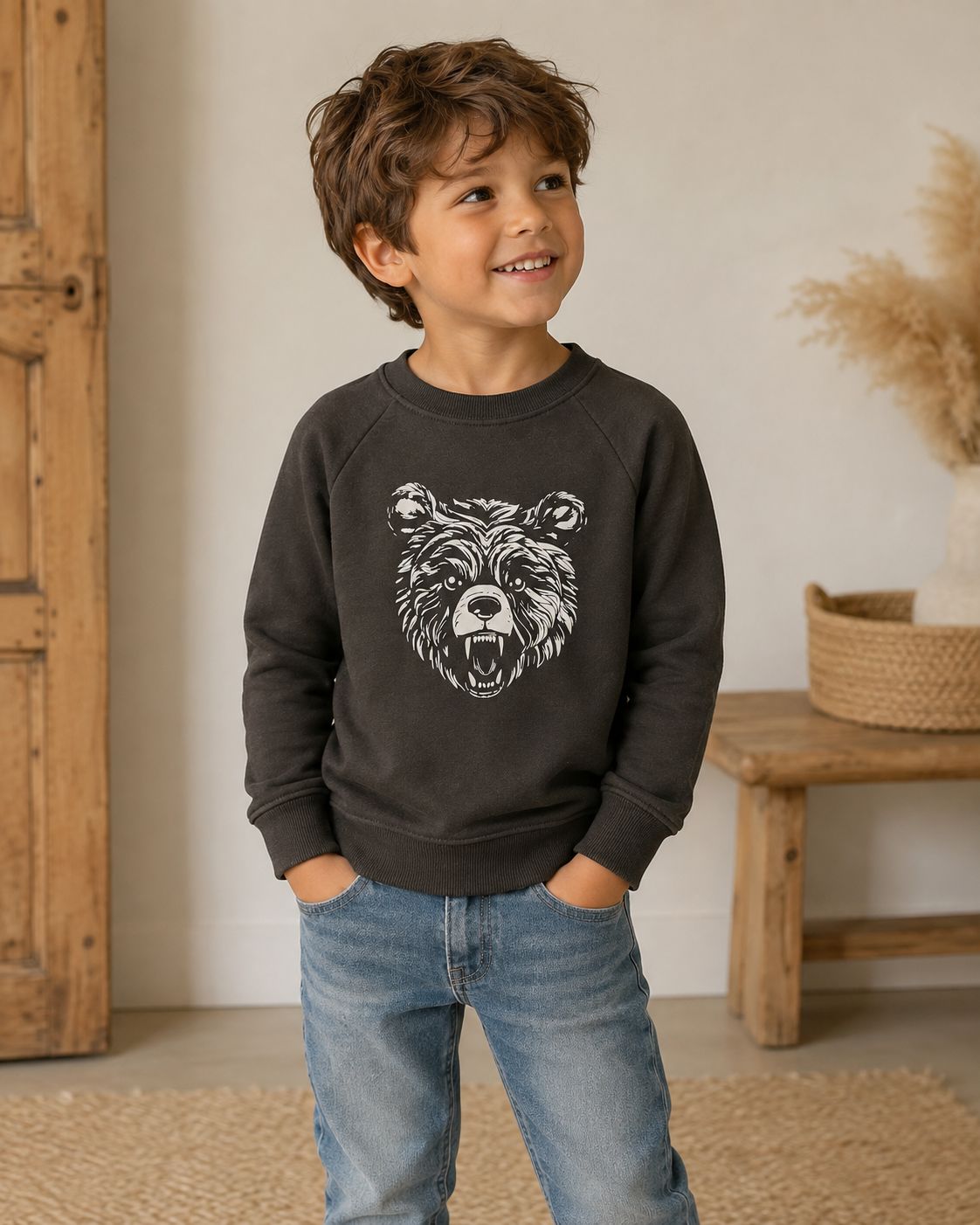 Blue7 grey sweater