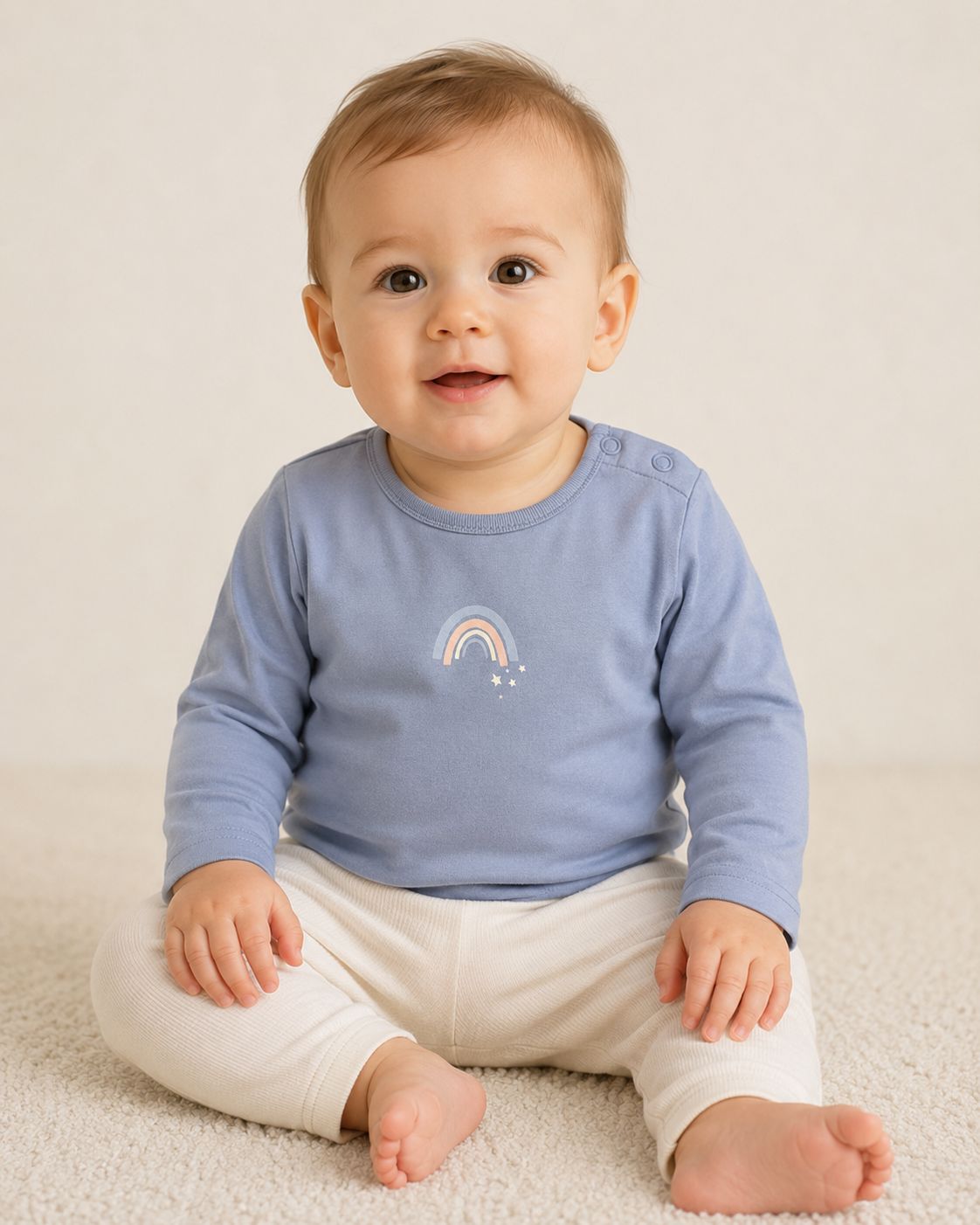 Blue7 purple rainbow shirt