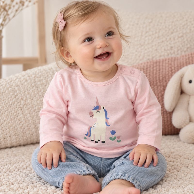 Blue7 mini kids pink shirt