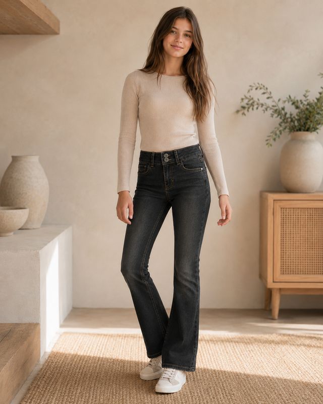 Blue7 black washed jeans