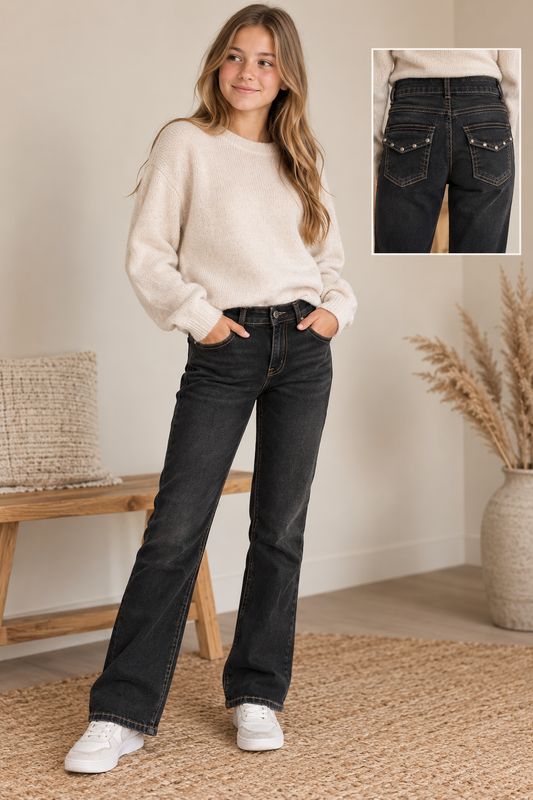 Blue7 black washed jeans