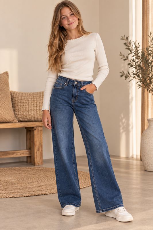 Blue7 wide leg jeans