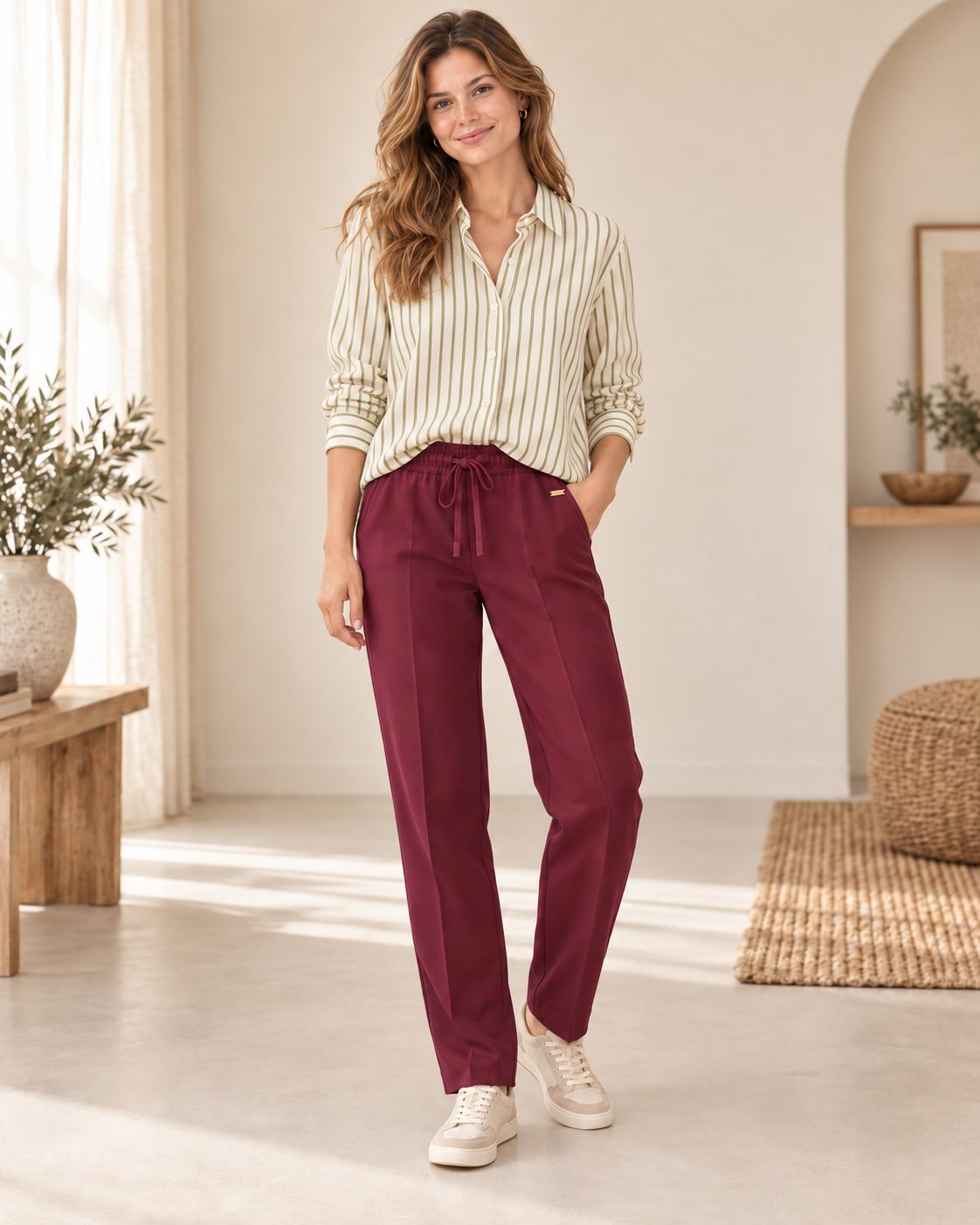 MEXX Bordeaux broek