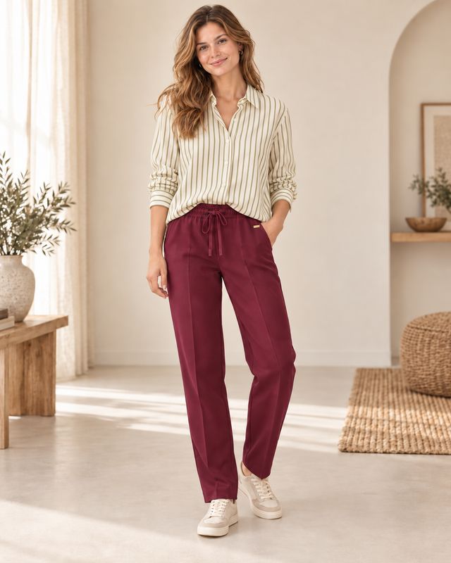 MEXX Bordeaux broek