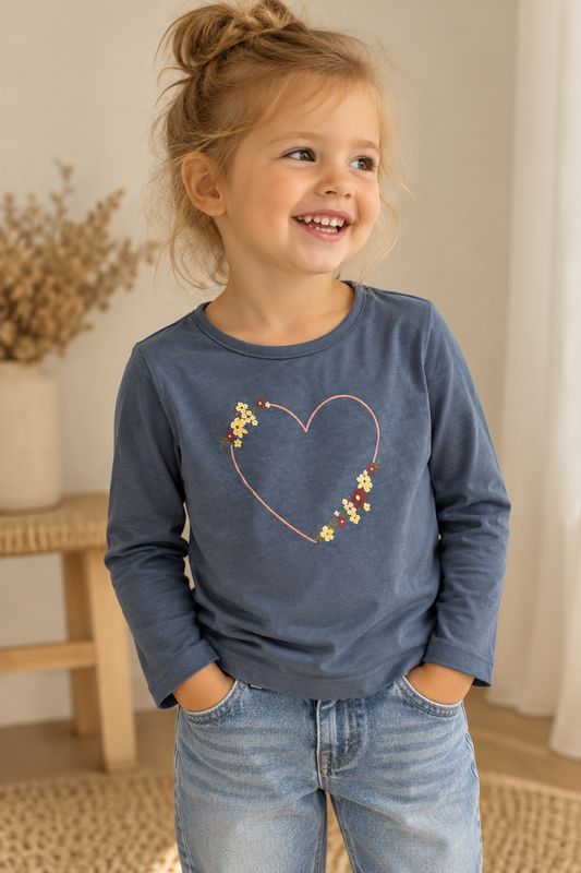 Blue7 bloemenshirt