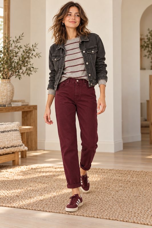 HAILYS Mirell Dark cherry