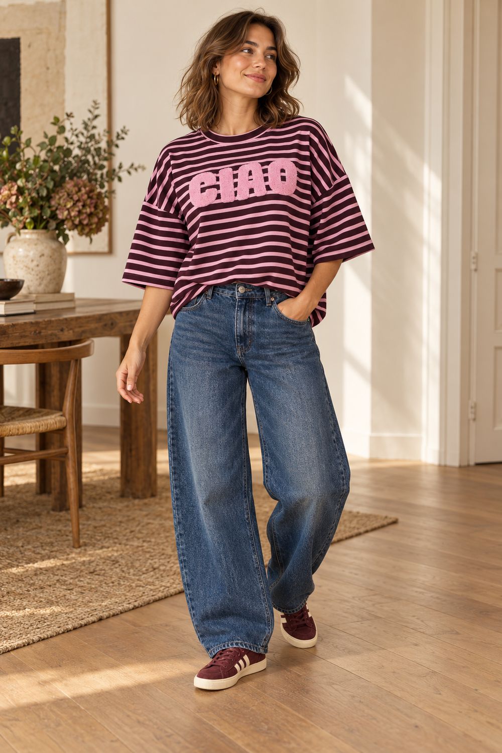 HAILYS Paloma striped shirt