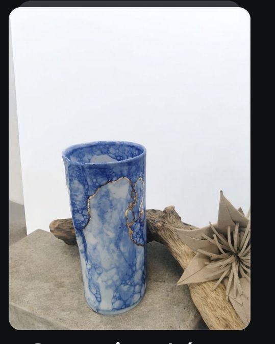 Vase texturé
