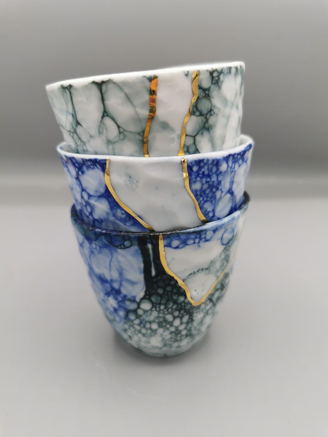 Tasses texturées